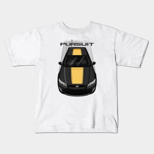 Ford FPV Pursuit UTE - White - Black - Yellow Stripe Kids T-Shirt